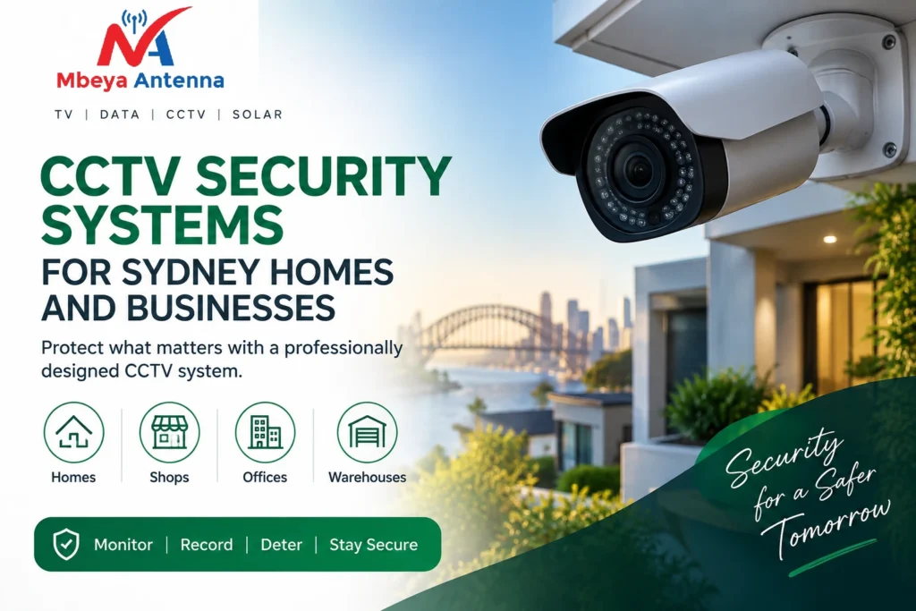 CCTV Security Systems for Homes & Businesses in Sydney